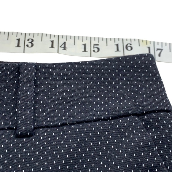 Talbots Hampshire Slit Ankle Small Black & White Polka Dot Pants New NWOT Sz 10 - Picture 4 of 8